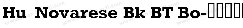 Hu_Novarese Bk BT Bo字体转换